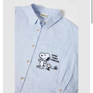Zara Woodstock peanuts shirt. Size 10.